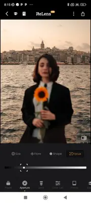 Focus &DSLR Blur–ReLens Camera android App screenshot 0